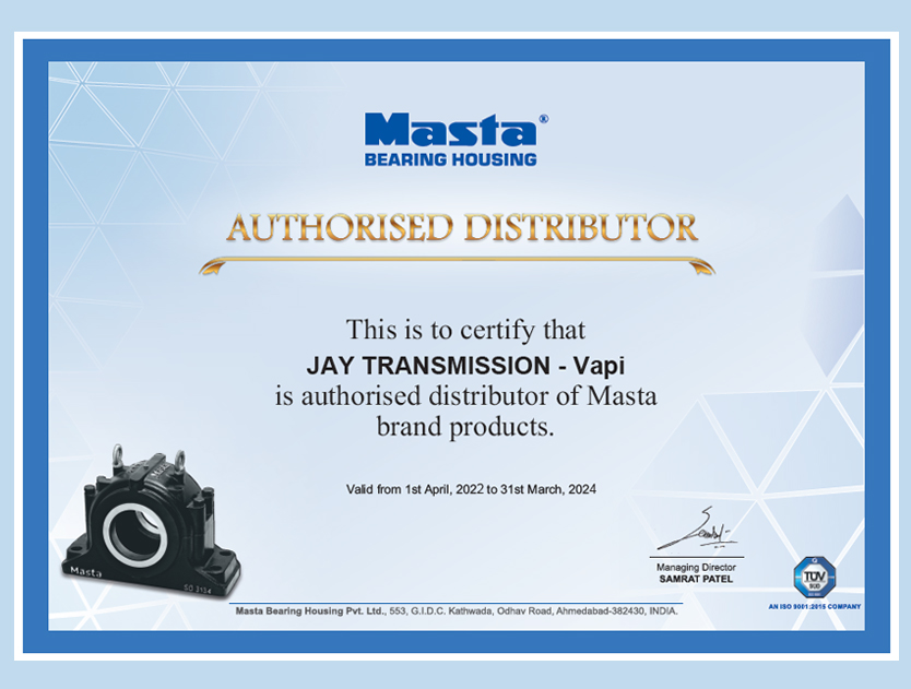 Masta Certificate